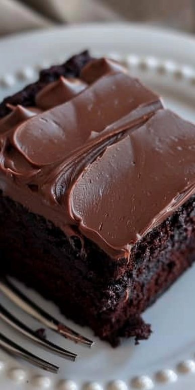 Bizcocho de chocolate sin huevo