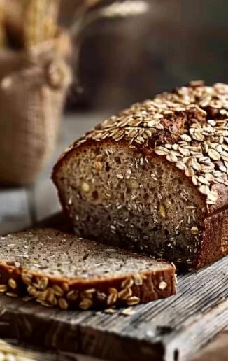 Receta de pan de avena y chía sin harina, saludable y nutritivo
