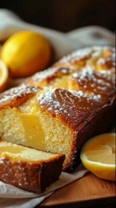 Pan de Limón fresco y esponjoso con glaseado de limón