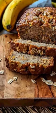 Rebanadas de Pan de Plátano Sin Azúcar en un plato