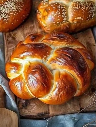 Receta de pan trenzado casero fresco y delicioso