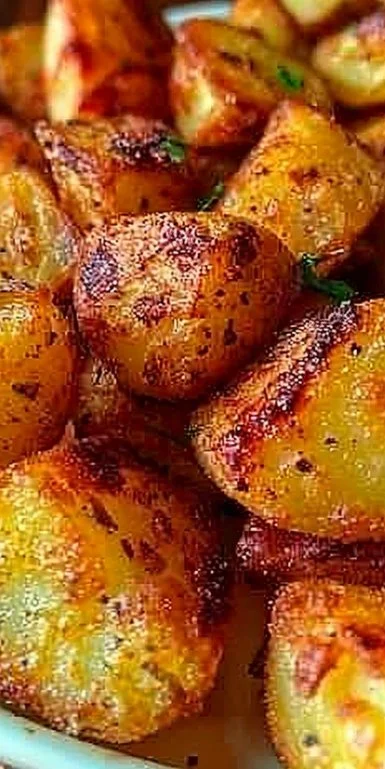 Papas de desayuno cocinadas en freidora de aire