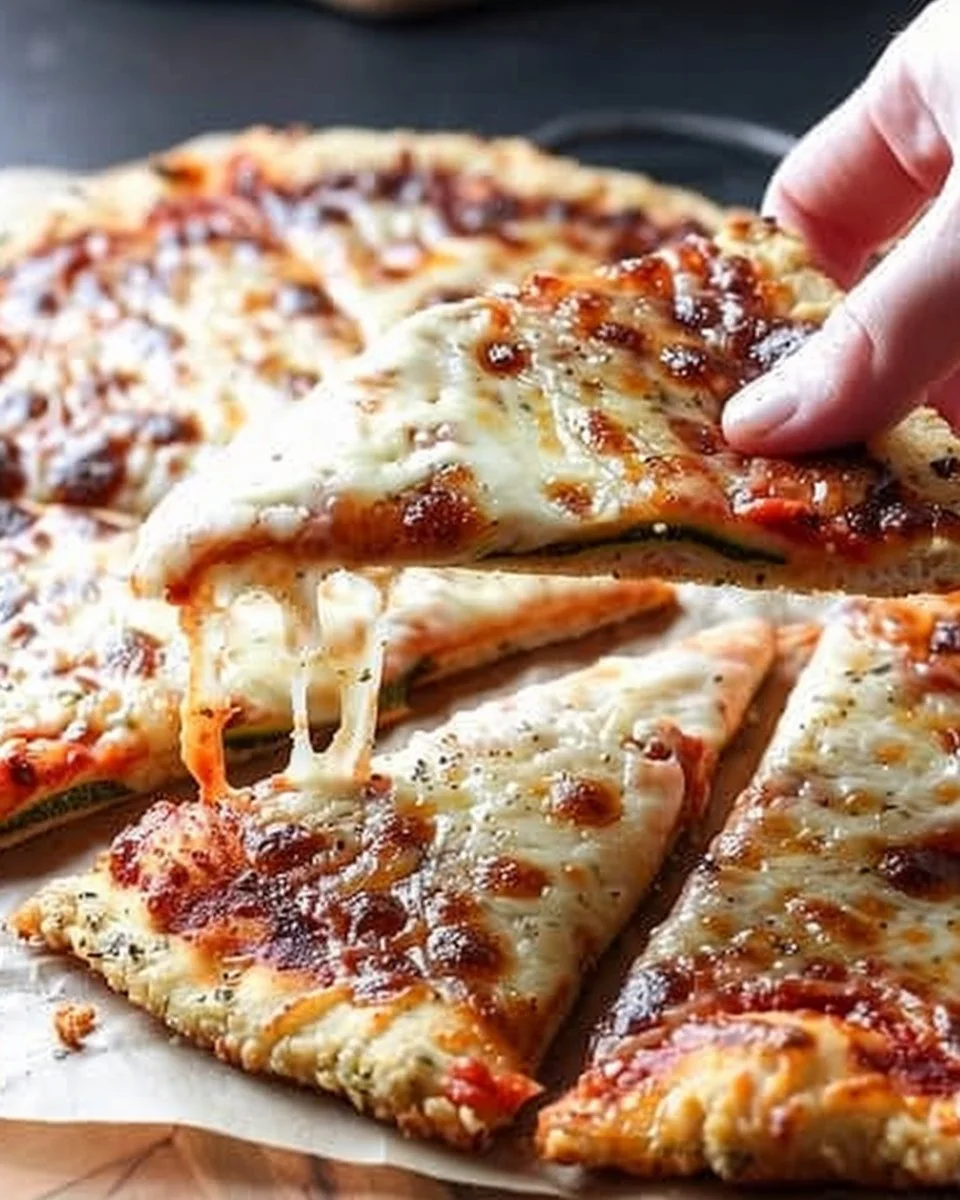 Receta de masa de pizza de calabacín saludable y deliciosa