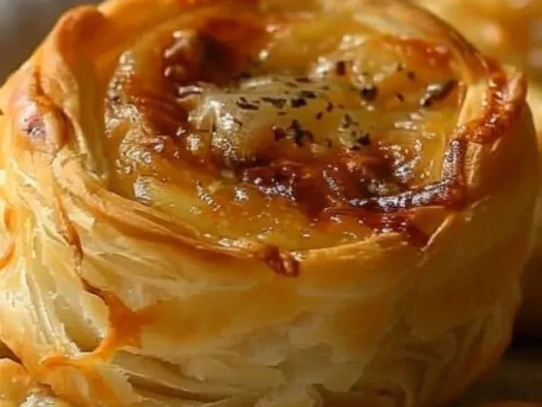 Rollos de queso recién preparados listos para servir como aperitivo.