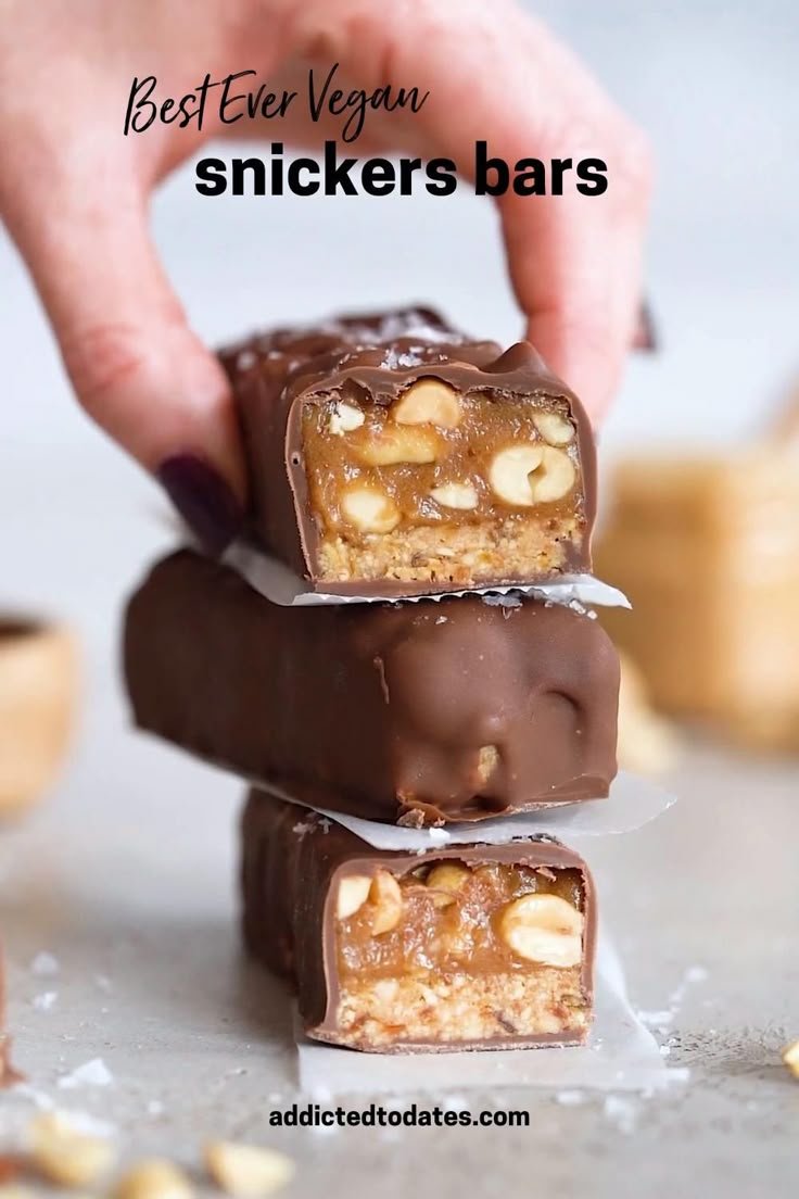 Dulces de Chocolate Veganos sin Horno