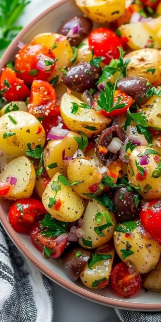 Ensalada de patata mediterránea