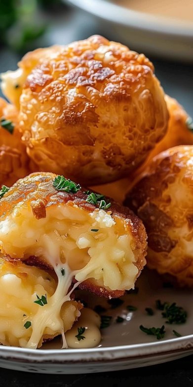 Bocaditos de Queso de Puré de Papas