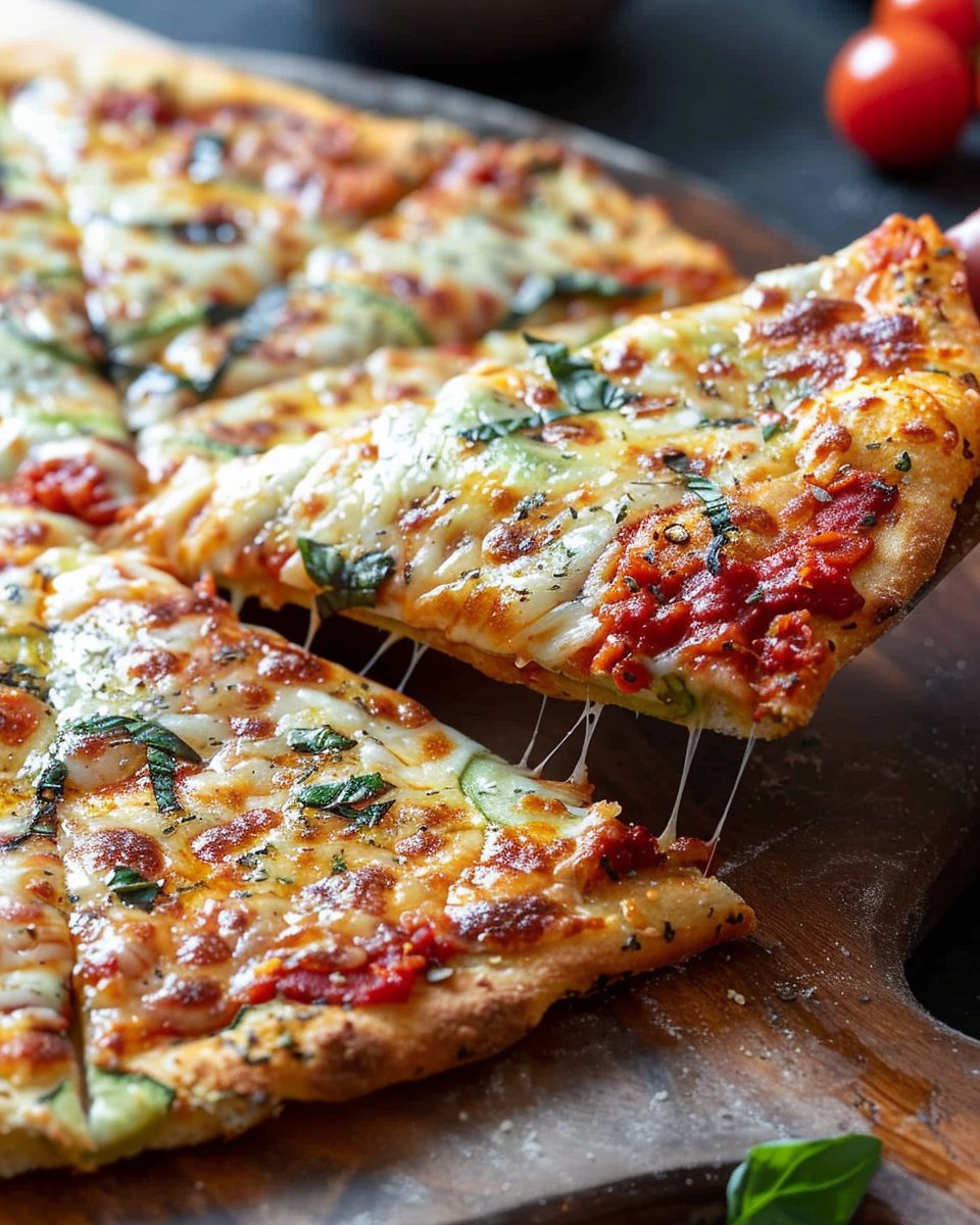 Receta de masa de pizza de calabacín