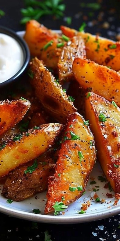 Receta de Papas Wedges Crujientes