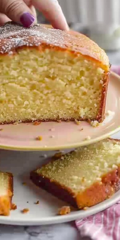 Bizcocho de yogur esponjoso