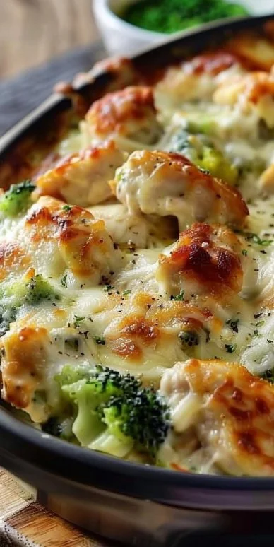 Alfredo Pollo Brócoli Queso