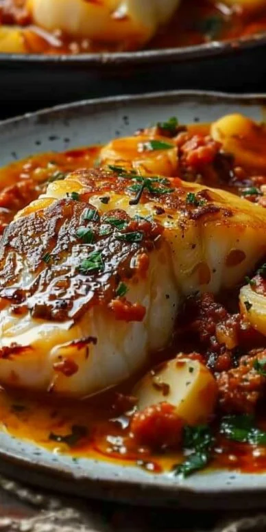 Bacalao Chorizo Cremoso