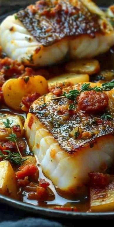 Bacalao Chorizo Cremoso