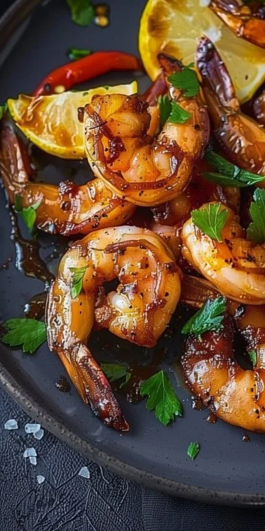 Camarones Envuelto en Tocino crujientes y jugosos, una delicia para disfrutar.