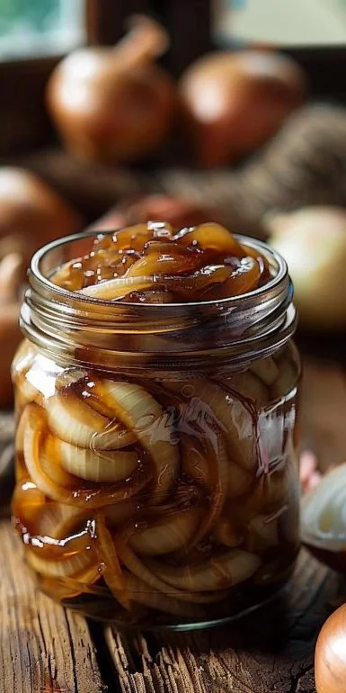 Caramelized Onions in Jar