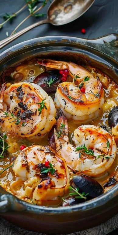 Cazuelas de Mariscos