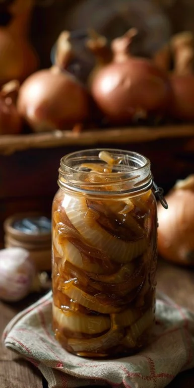 Cebollas Caramelizadas en Bote