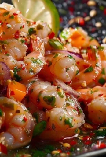 Ceviche De Camarón Al Estilo Pacífico: Explosión Cítrica