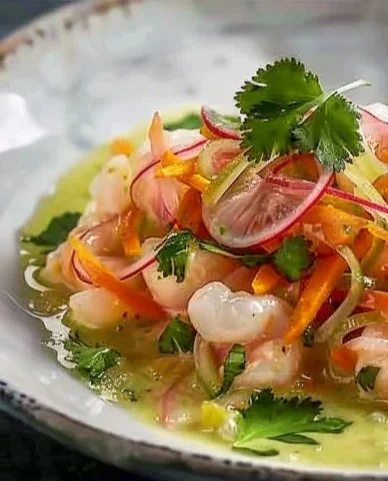 Ceviche Peruano Con Leche De Tigre