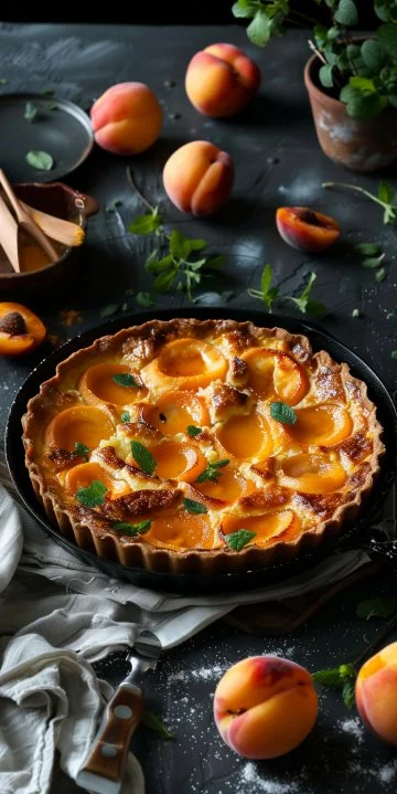 Clafoutis de Albaricoque Fácil