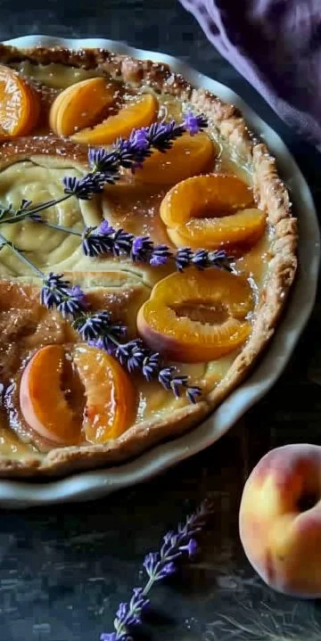 Clafoutis de Albaricoques y Lavanda