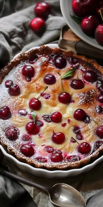 Clafoutis de Cerezas