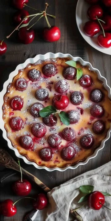 Clafoutis de Cerezas