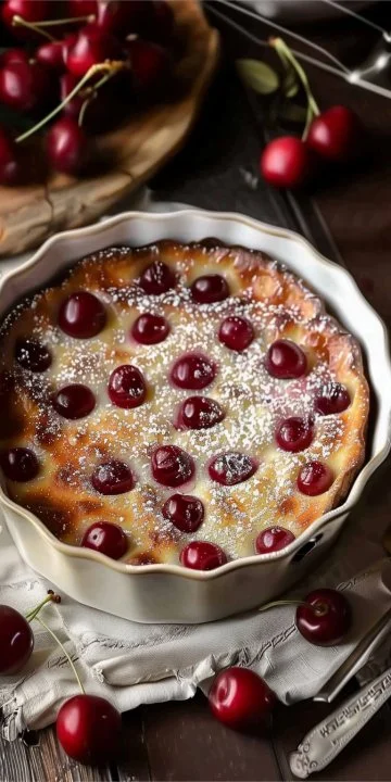 Clafoutis de Cerezas
