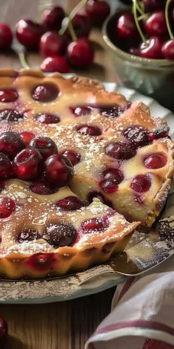 Clafoutis de cerezas