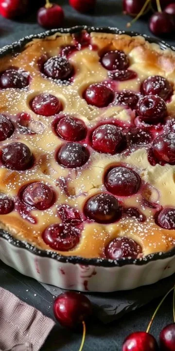 Clafoutis de cerezas