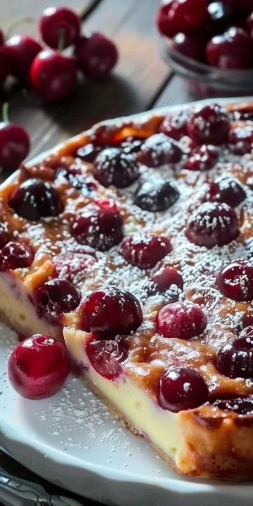 Clafoutis de Cerezas