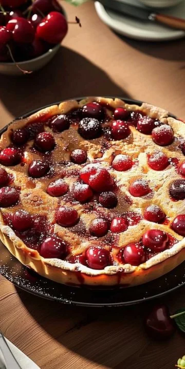 Clafoutis de cerezas clásico