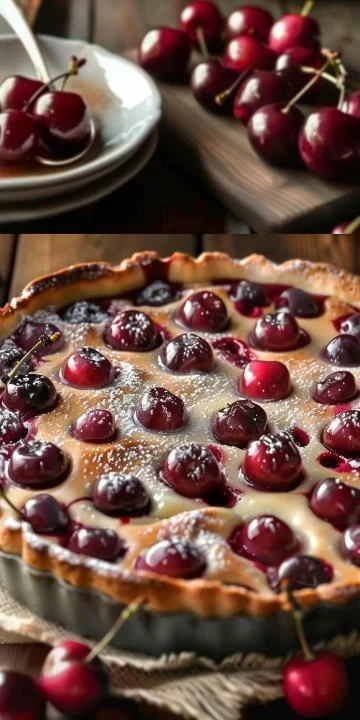 Clafoutis de Cerezas: Un Postre Francés Irresistible