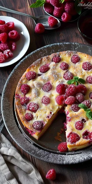 Clafoutis de frambuesas