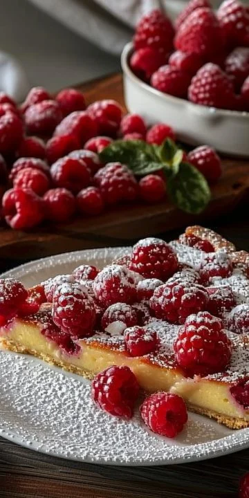 Clafoutis de Frambuesas