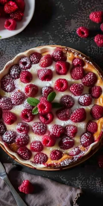 Clafoutis de Frambuesas