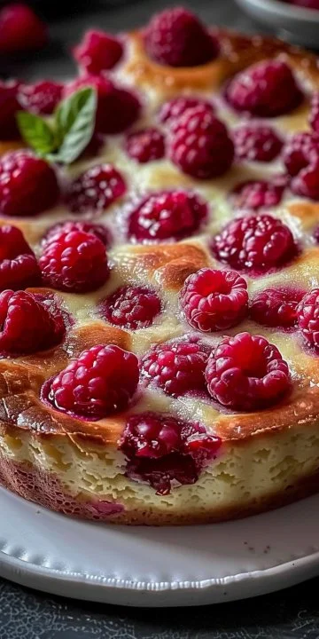 Clafoutis de Frambuesas Fácil: La Receta Simple y Deliciosa