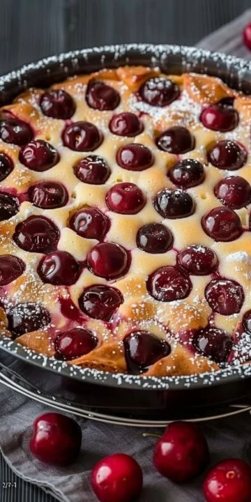 Clafoutis de fresas