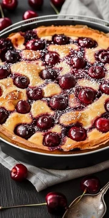Clafoutis de fresas