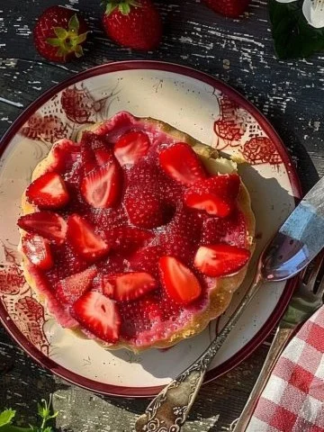 Clafoutis de fresas