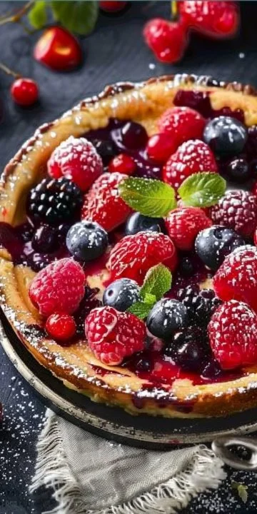 Clafoutis de Frutas Rojas