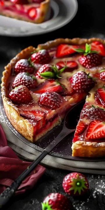 Clafoutis Ligero de Fresas: Un Postre Francés Irresistible
