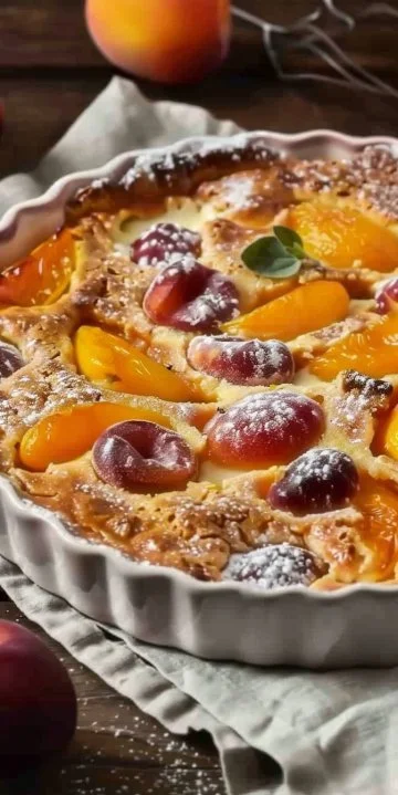 Clafoutis Rápido de Albaricoque