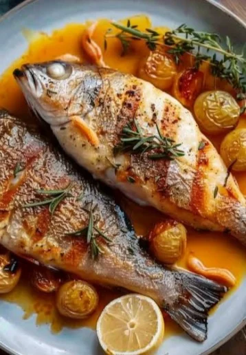 Corvina Al Horno a La Mediterránea