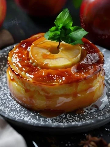 Receta de delicioso flan de la abuela, un postre tradicional y cremoso.