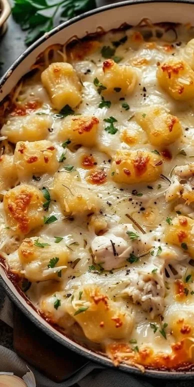 Delicious Oven Chicken Gnocchi