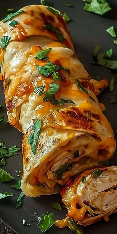 Envueltos Pollo Queso Ajo