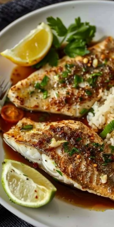 Filete de Pescado al Mojo de Ajo