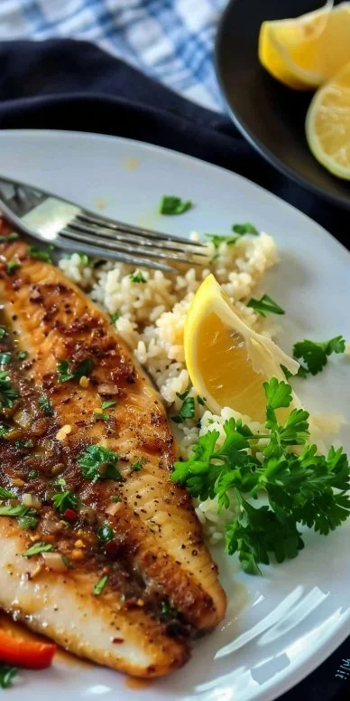 Filete de Pescado al Mojo de Ajo