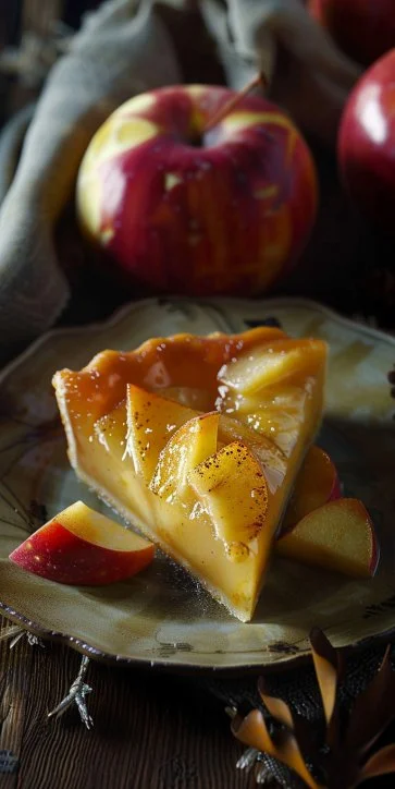 Flan de Manzana Delicioso